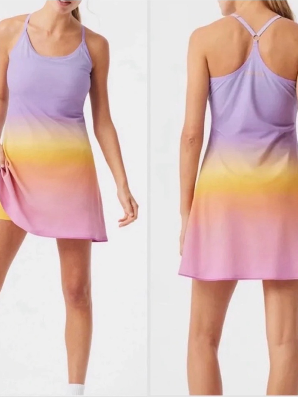 NEW Outdoor Voices The Exercise dress multicolored over size S